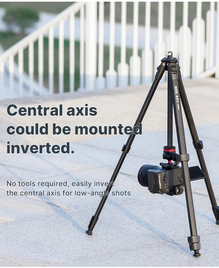 Ulanzi OMBRA YING 62.2-Inch Aluminium Travel Tripod