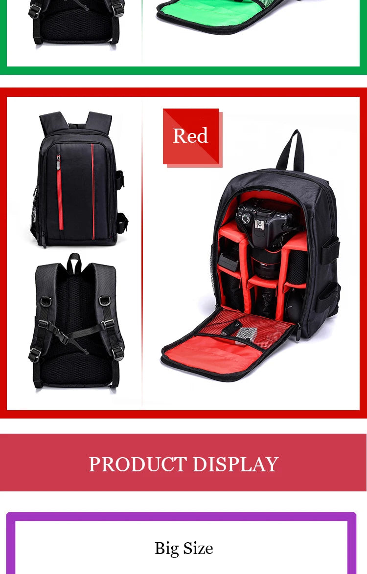Outdoor Waterproof Camera Backpack