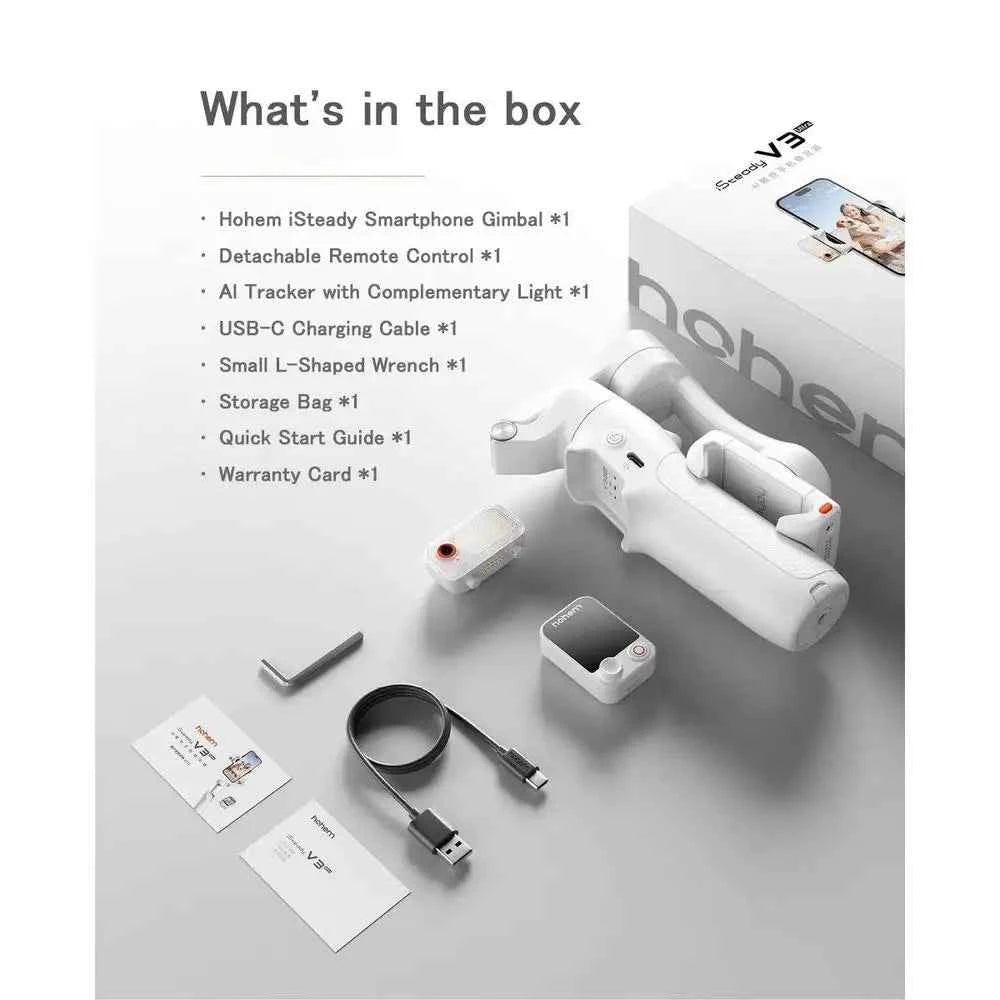 Hohem iSteady V3 Ultra Smartphone Gimbal with AI Tracking