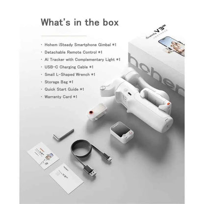 Hohem iSteady V3 Ultra Smartphone Gimbal with AI Tracking