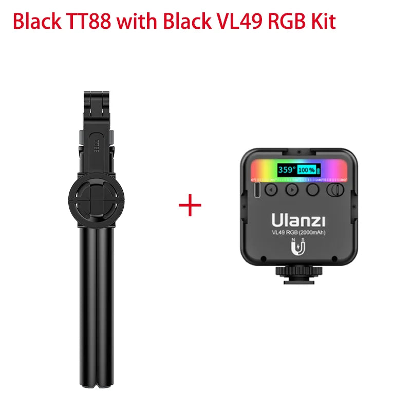 Ulanzi TT88 1.44m Overhead Phone Tripod with Magnetic Clamp