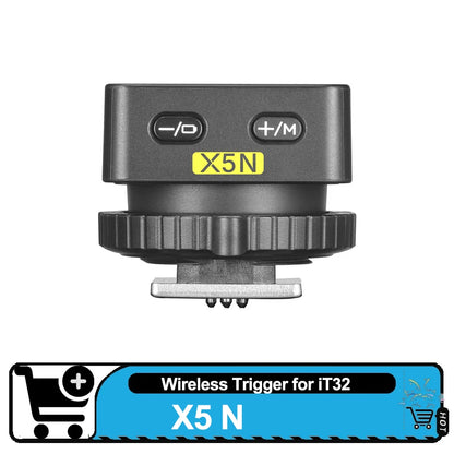 Godox X5 TTL Wireless Flash Trigger and iT32 Mini Flash Kit