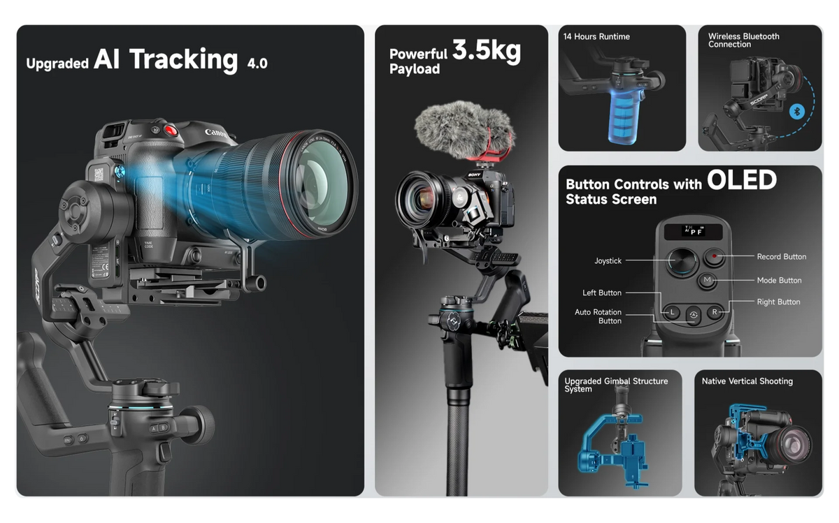 FeiyuTech SCORP-C 2 3-Axis Camera Gimbal