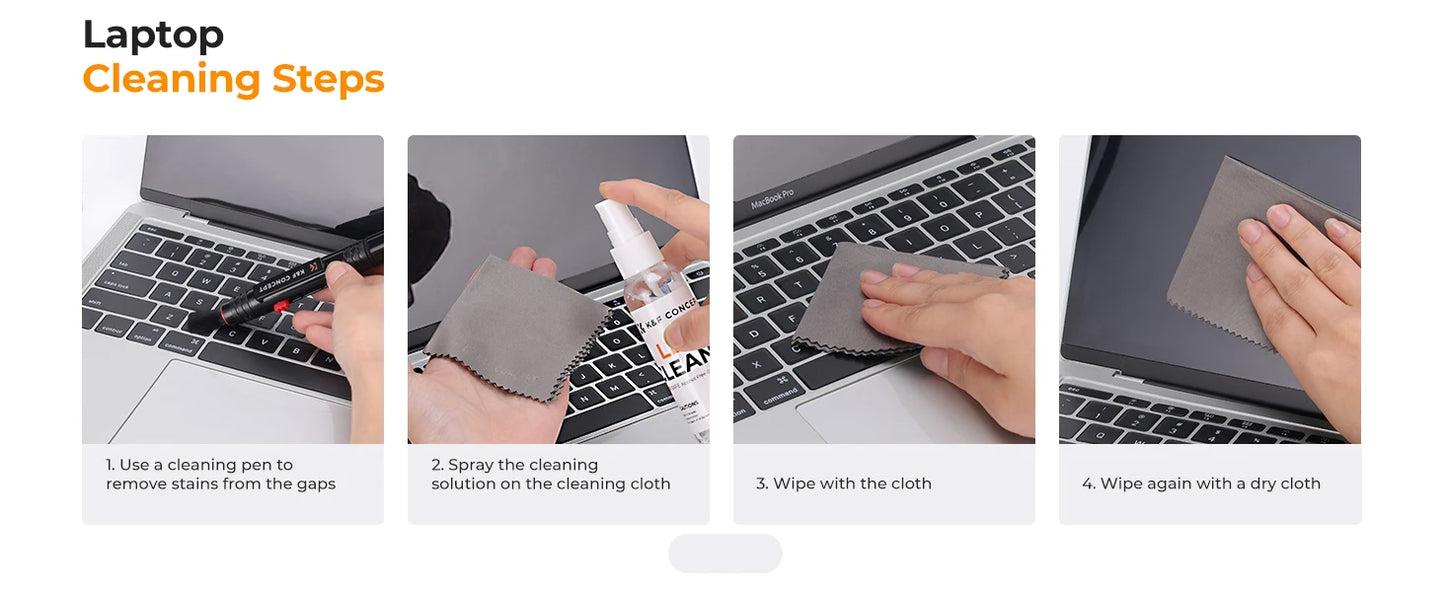 K&F Concept Camera Lens Cleaning Kit for Cameras & Screens