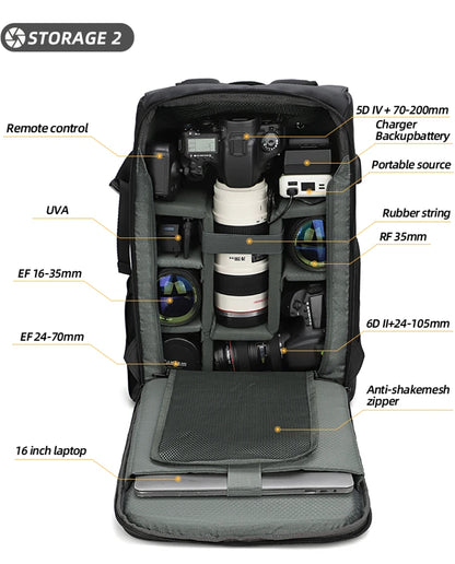 Large Capacity Camera & Drone Backpack product image