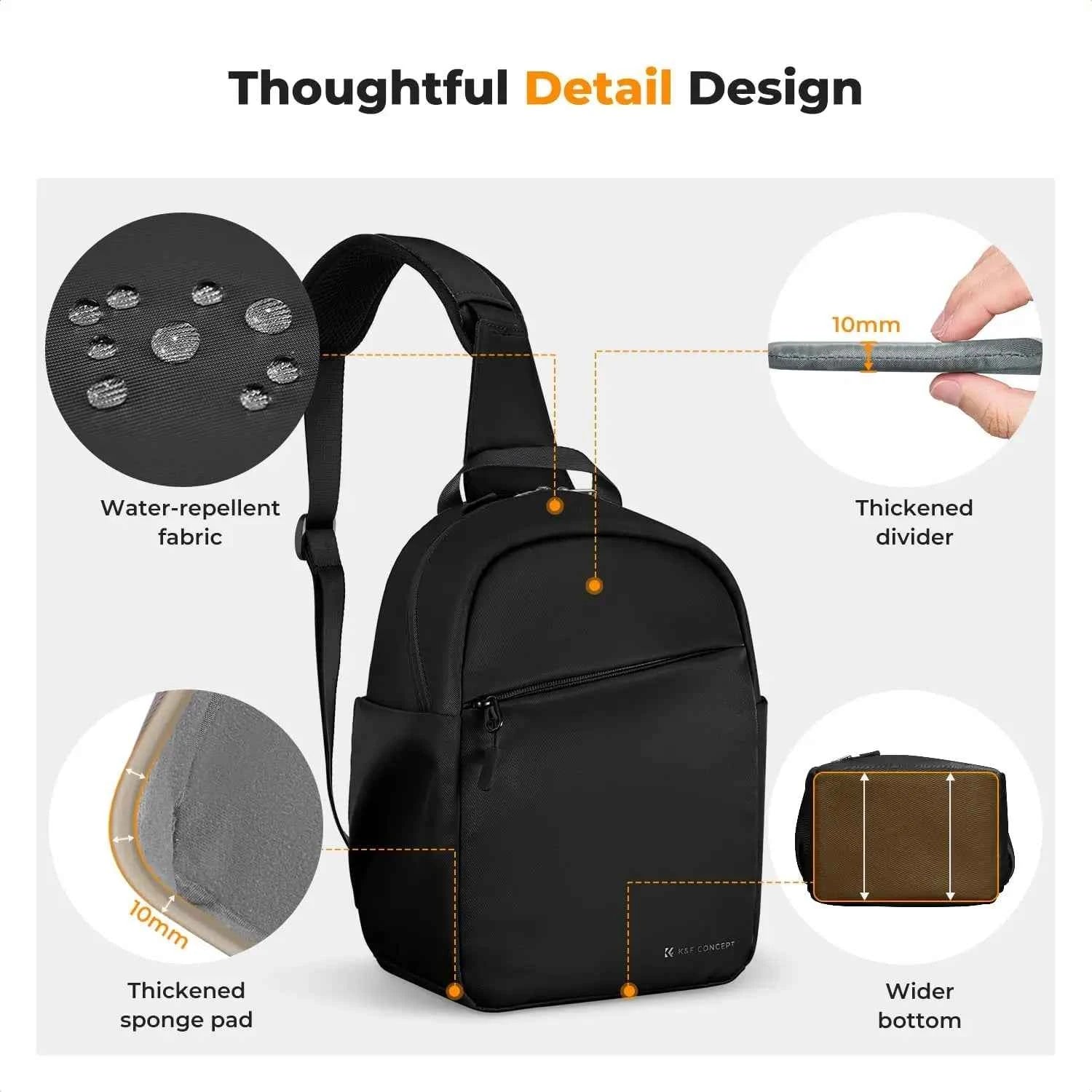 K&F Concept 5L Lightweight Camera Sling Bag