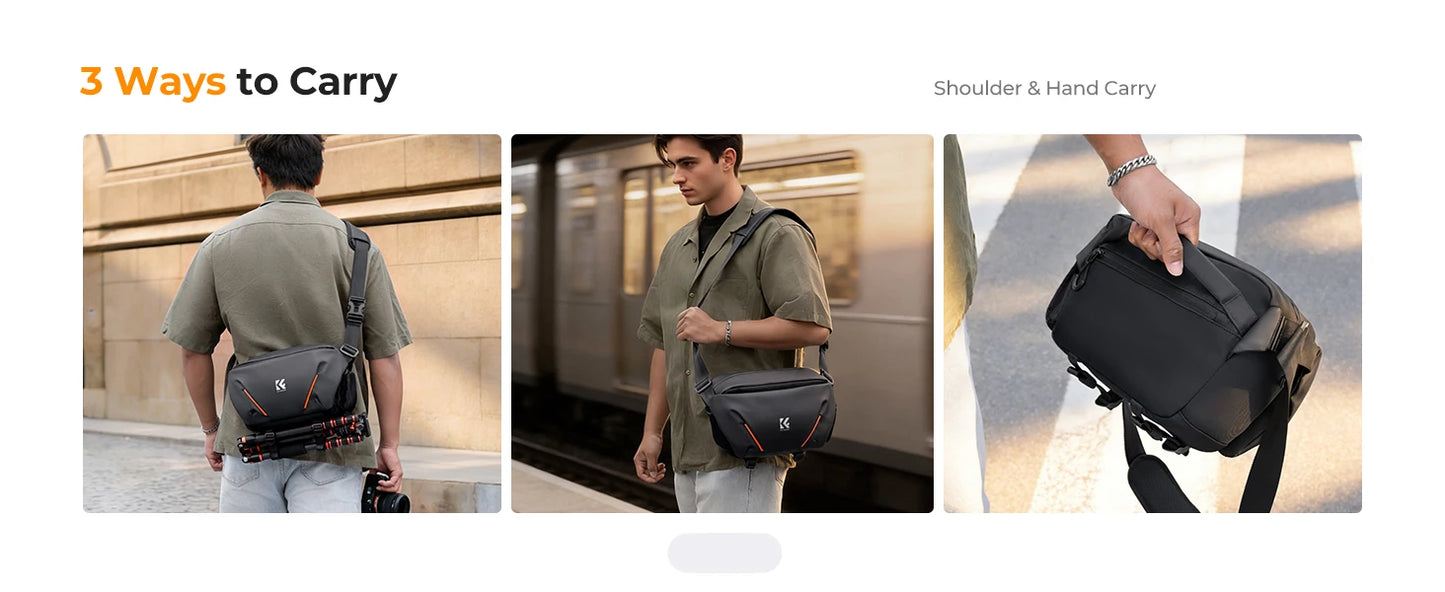 K&F Concept 7L Lightweight Camera Sling Bag