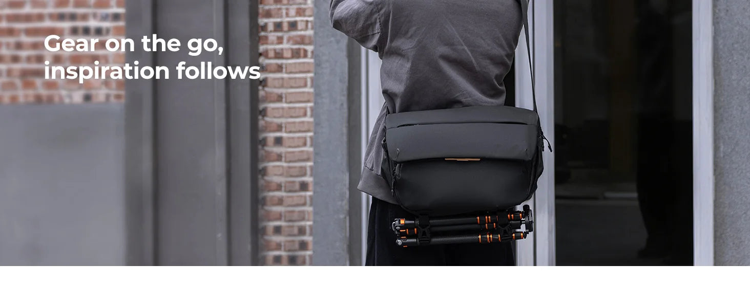 K&F Concept 15L Camera Sling Bag for DSLR & Mirrorless Cameras