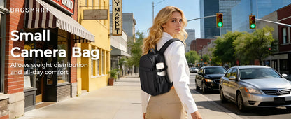 BAGSMART Multifunctional DSLR Camera Backpack - CameraHUB