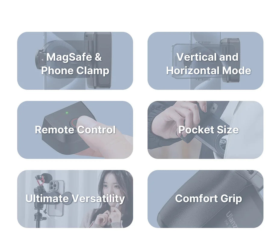 Ulanzi MA35 MagSafe Phone Camera Grip with Bluetooth Shutter