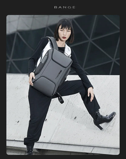 BANGE Business USB Charging 15.6-Inch Laptop Backpack