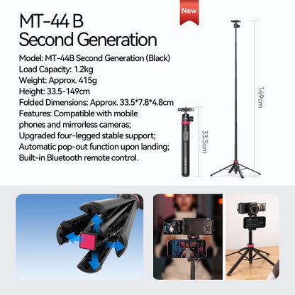 Ulanzi MT-44 Extendable Vlog Tripod - CameraHUB