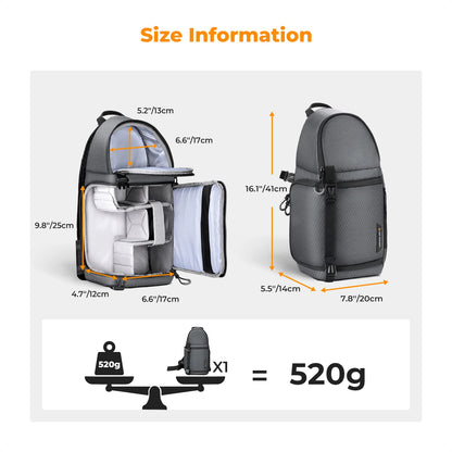 K&F Outdoor Camera Sling Backpack