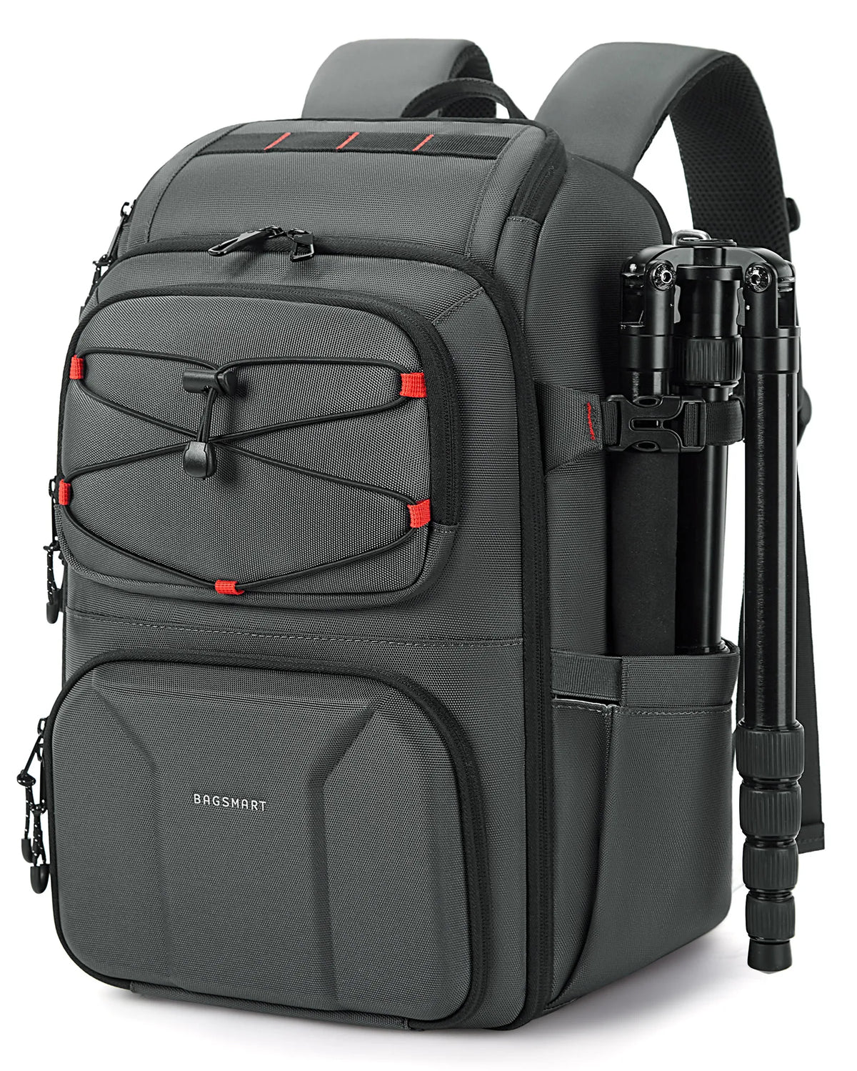 BAGSMART Camera Backpack with 15.6 Inch Laptop Compartment