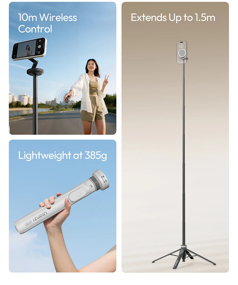 Ulanzi MT85 MagSafe Phone Tripod with Wireless Remote