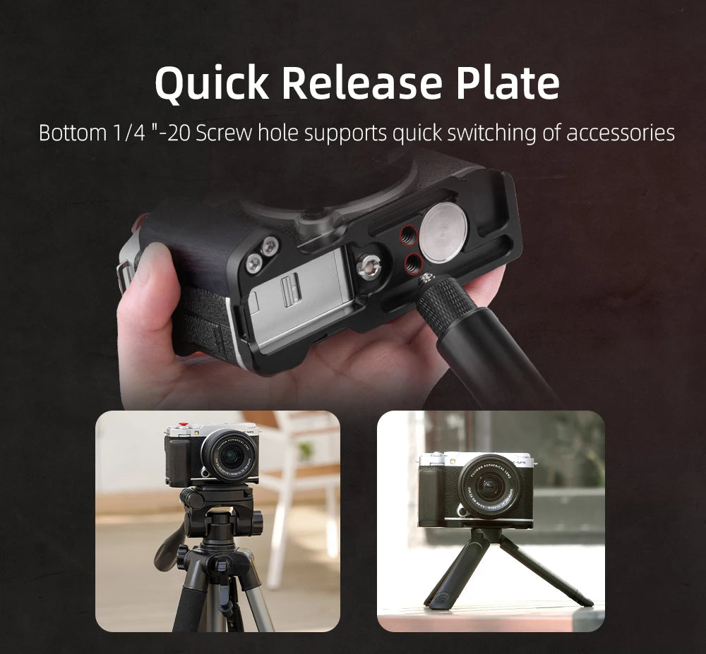 Flymile Grip & Thumb Rest System for Fujifilm X-M5