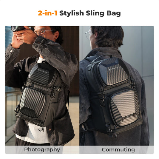 K&F Concept 10L Hardshell Camera Sling Bag