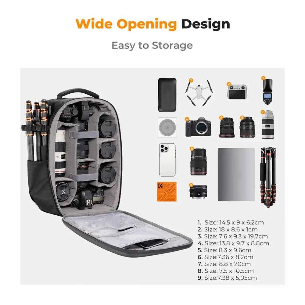 K&F Concept 22L Travel Camera Backpack