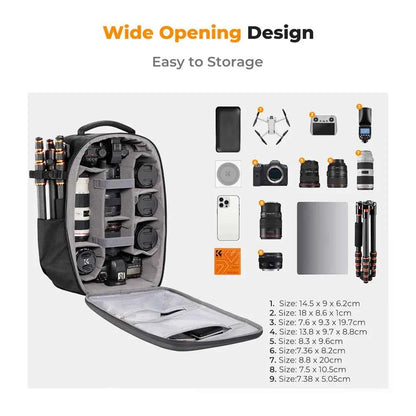 K&F Concept 22L Travel Camera Backpack