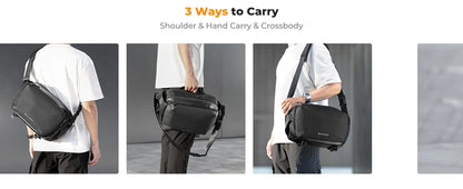 K&F Concept 10L/12L Camera Sling Bag for DSLR & Mirrorless Cameras