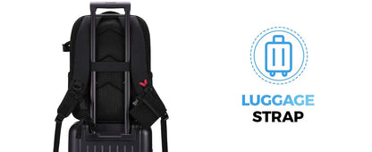 BAGSMART Expandable Camera Backpack with 15.6 Inch Laptop Compartment