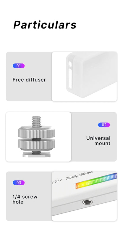 Ulanzi VL120 RGB LED Video Light