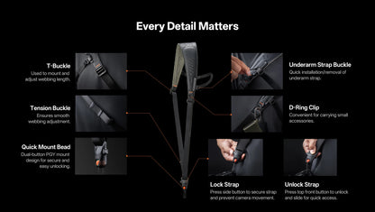 PGYTECH Camera Strap Pro