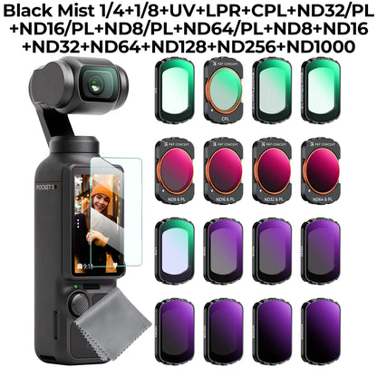 K&F Concept DJI Osmo Pocket 3 Filter & Lens Kit - 1 Black Mist 1-4
