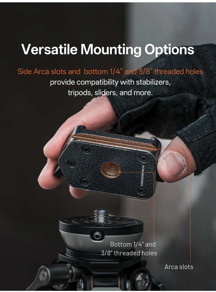 PGYTECH Arca-Type Quick Release Clamp & Plate V2