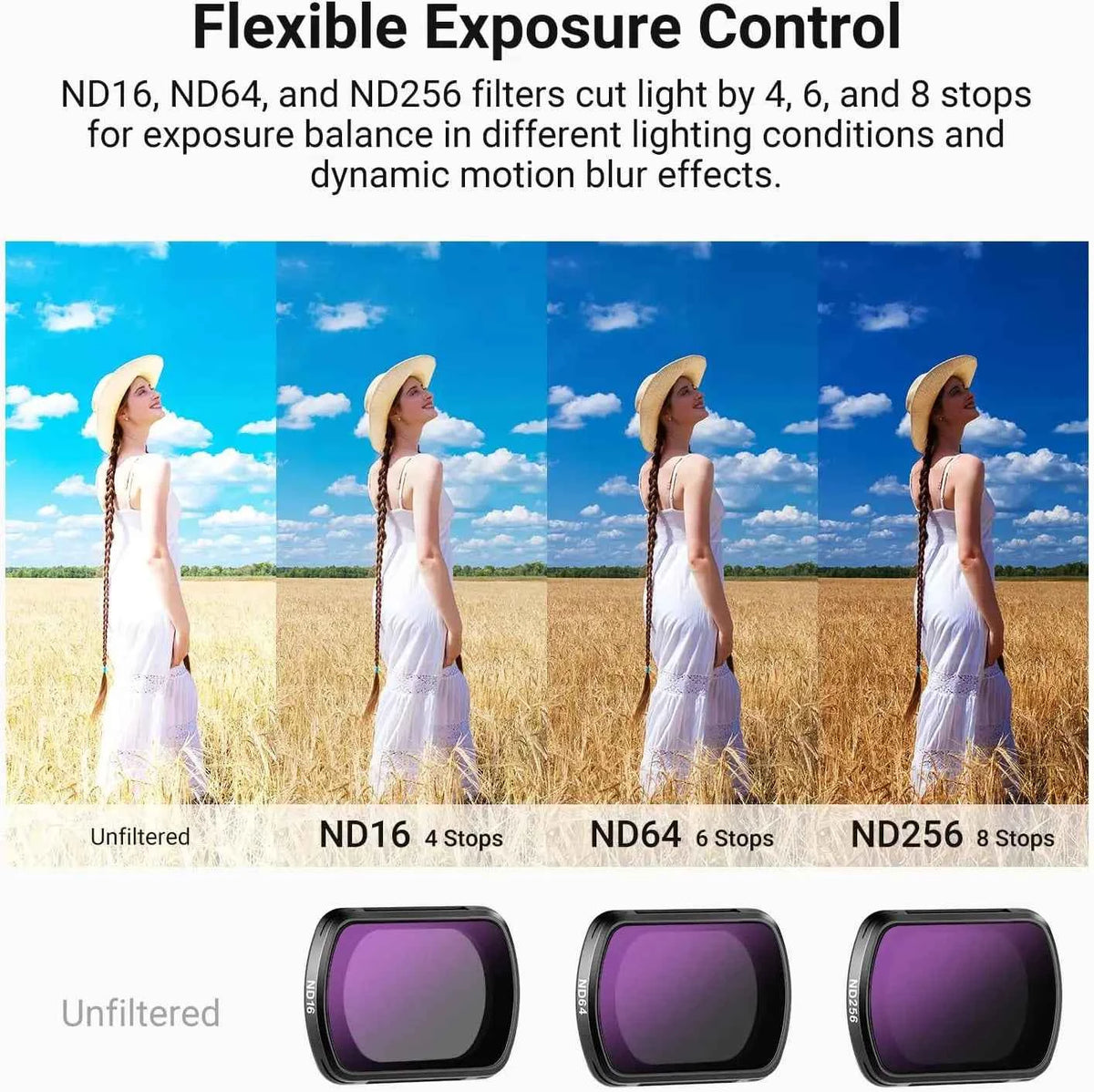 NEEWER ND and CPL Filter Set for DJI Osmo Pocket 3