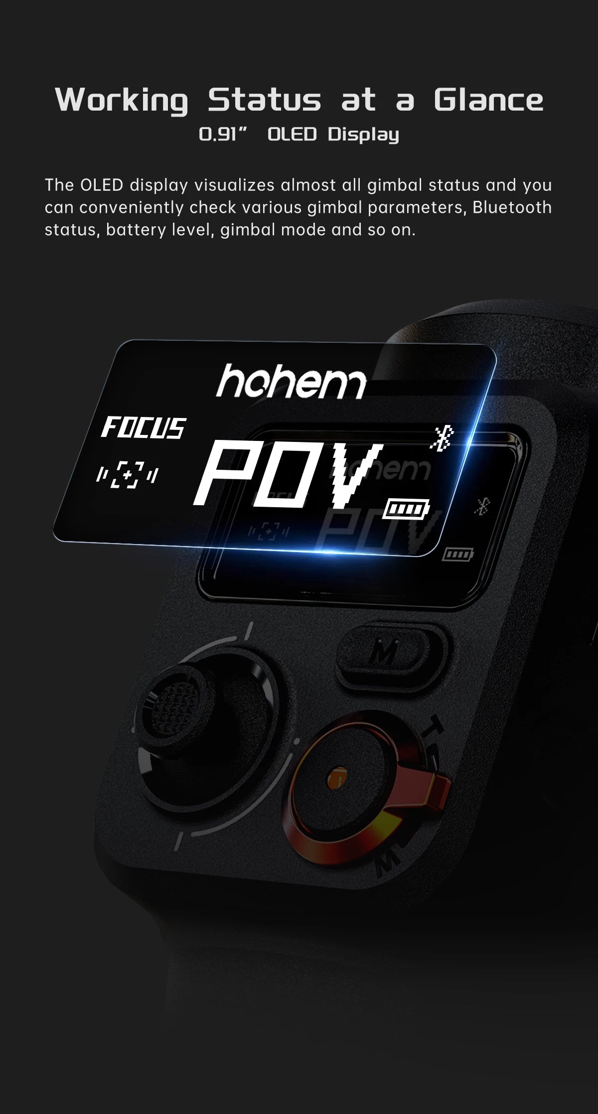 Hohem iSteady M6 Smartphone Gimbal Kit with AI Tracker