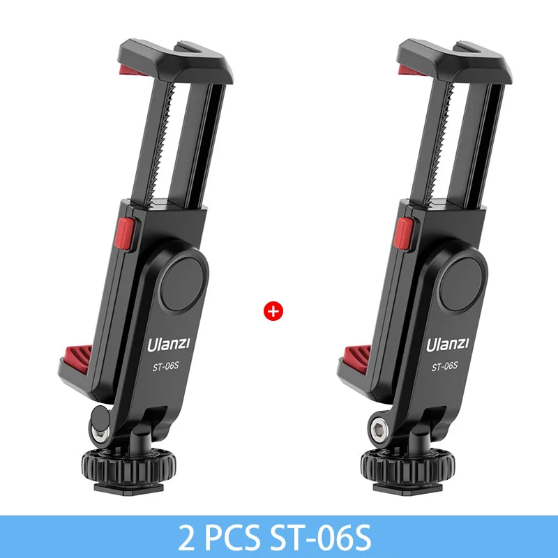 Ulanzi ST-06S Vertical Smartphone Tripod Mount - With Super Clamp