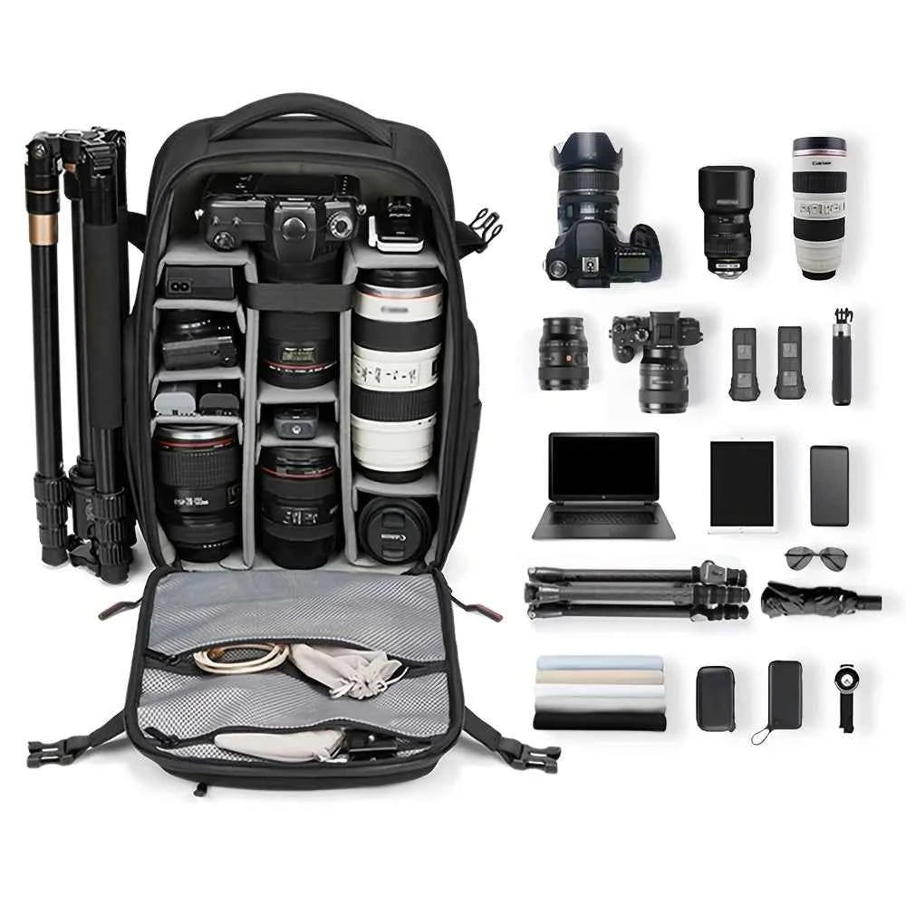 Large Drone Camera Backpack with TSA Lock