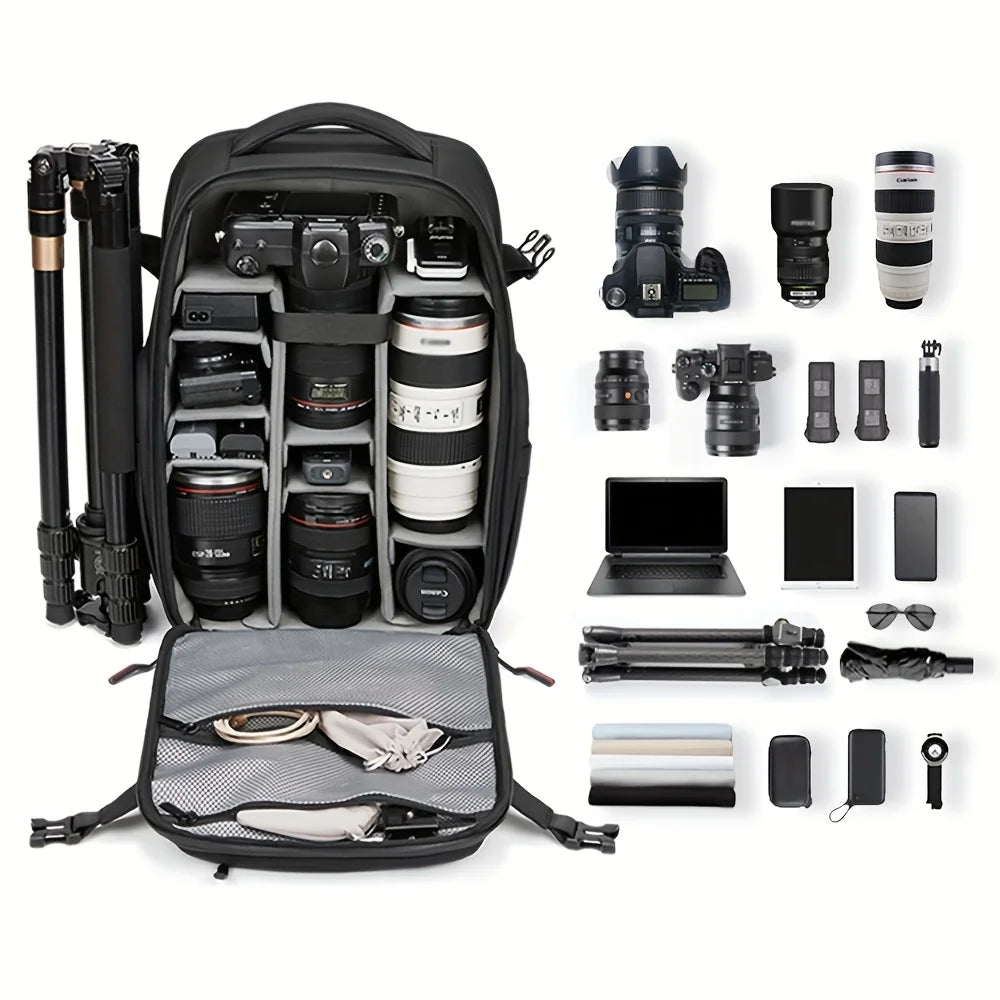 Large Drone Camera Backpack with TSA Lock