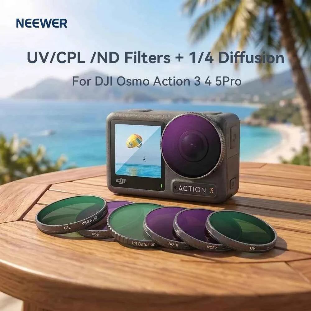 NEEWER Filters for DJI Osmo Action 3 / 4 / 5 Pro