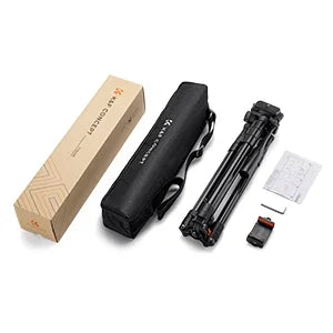 K&F 162cm Aluminium Video Tripod with Phone Holder