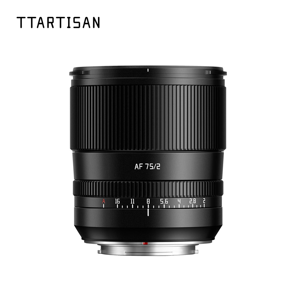 TTArtisan AF 75mm f/2 Portrait Lens – Black – Fuji X / Black
