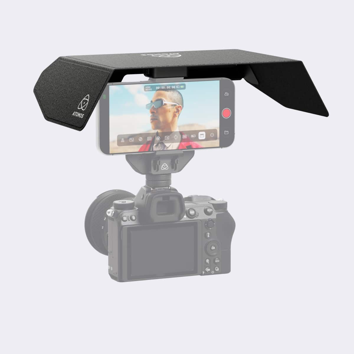 Atomos Sunhood for Ninja Phone - Black