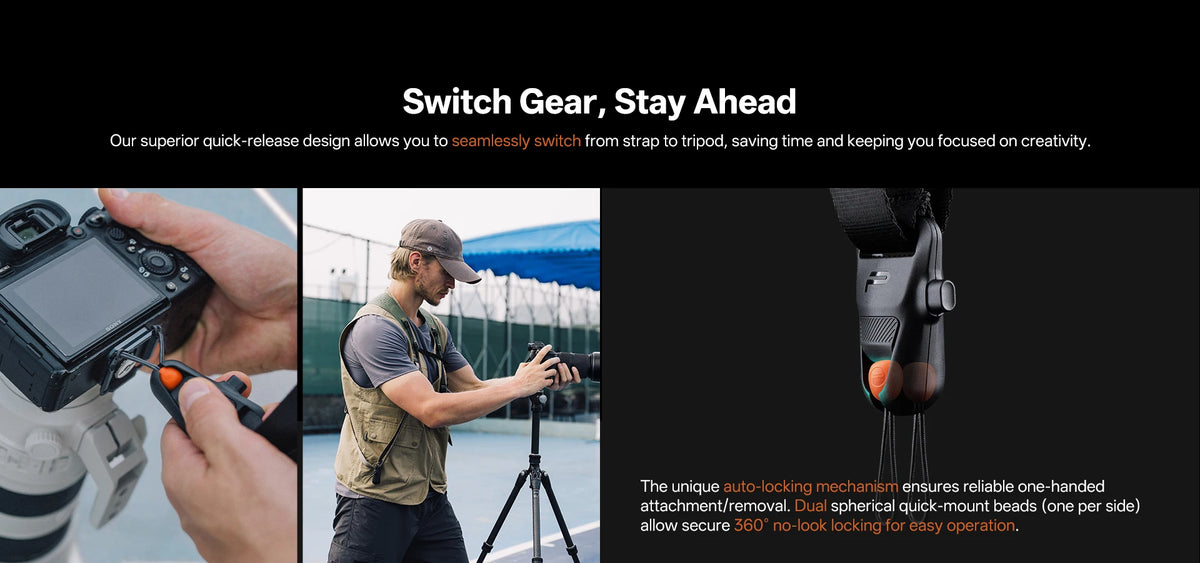 PGYTECH Camera Strap Master Quick Release Shoulder Strap