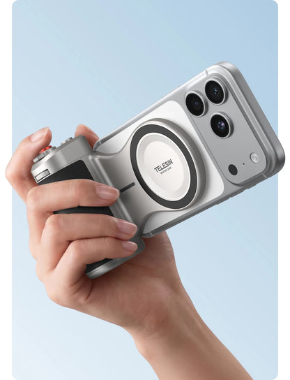 TELESIN Magnetic Smartphone Camera Grip with Remote