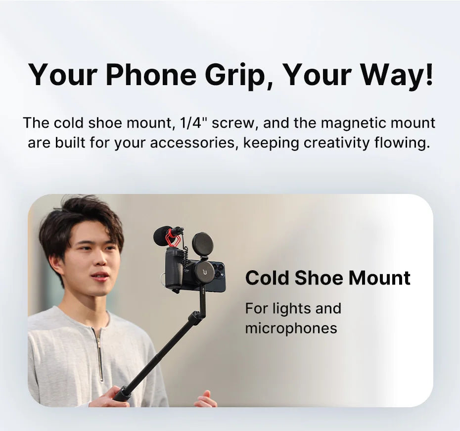 Ulanzi MA35 MagSafe Phone Camera Grip with Bluetooth Shutter