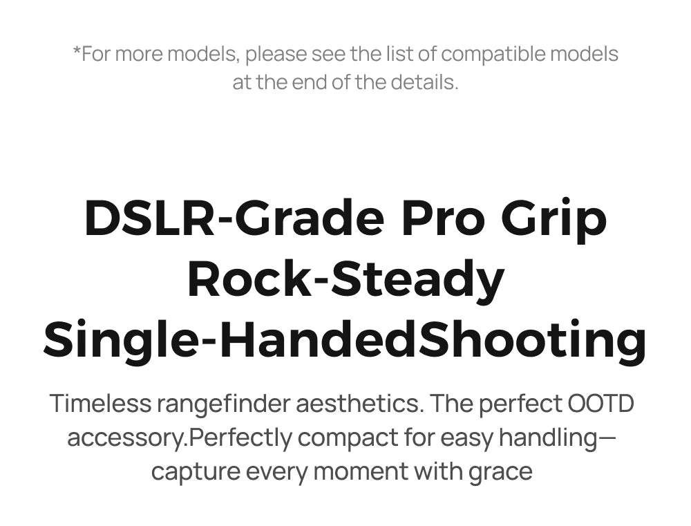 TELESIN Magnetic Smartphone Camera Grip with Remote