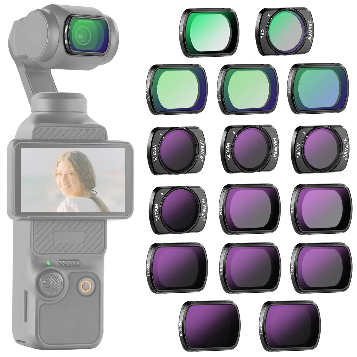 NEEWER ND Filter Set for DJI Osmo Pocket 3