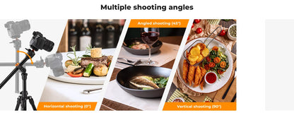 K&F Concept 76.7-Inch Rotatable Multi-Angle Camera Tripod