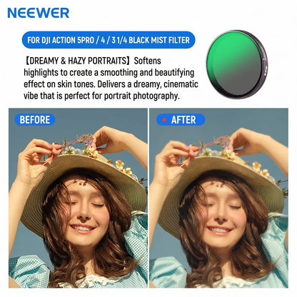 NEEWER Filters for DJI Osmo Action 3 / 4 / 5 Pro