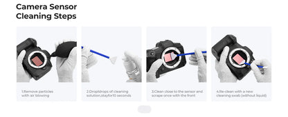 K&F Concept 2-in-1 Camera Sensor Cleaning Swab Kit