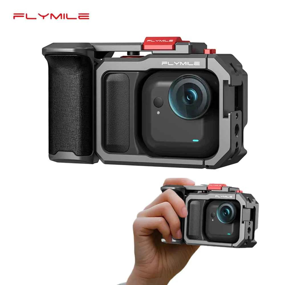 Flymile Camera Cage & Handle Grip Kit for Insta360 GO Ultra