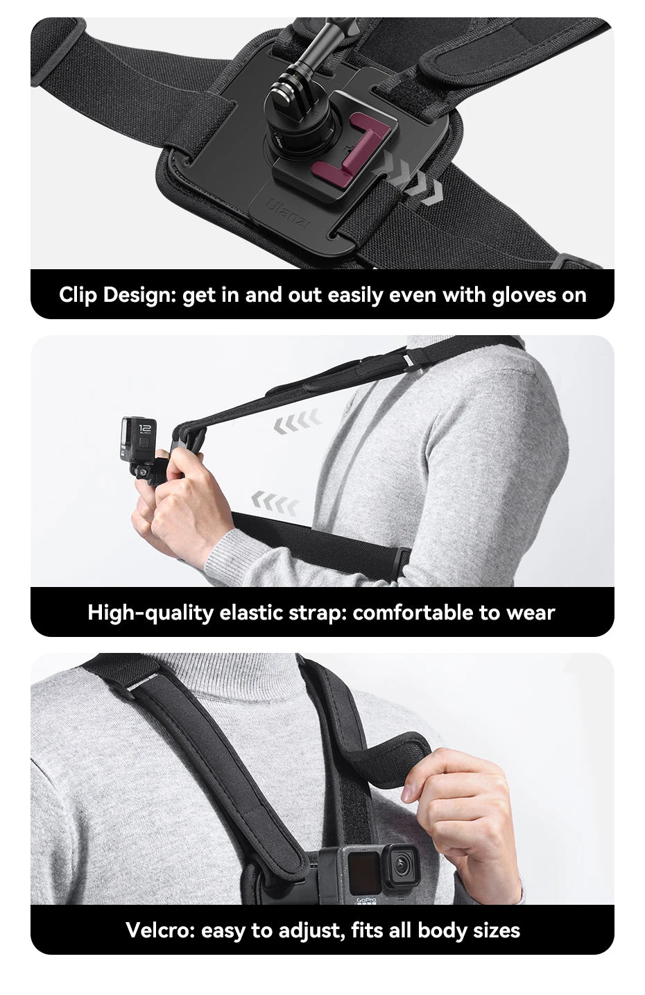 Ulanzi Go-Quick II Magnetic Chest Mount