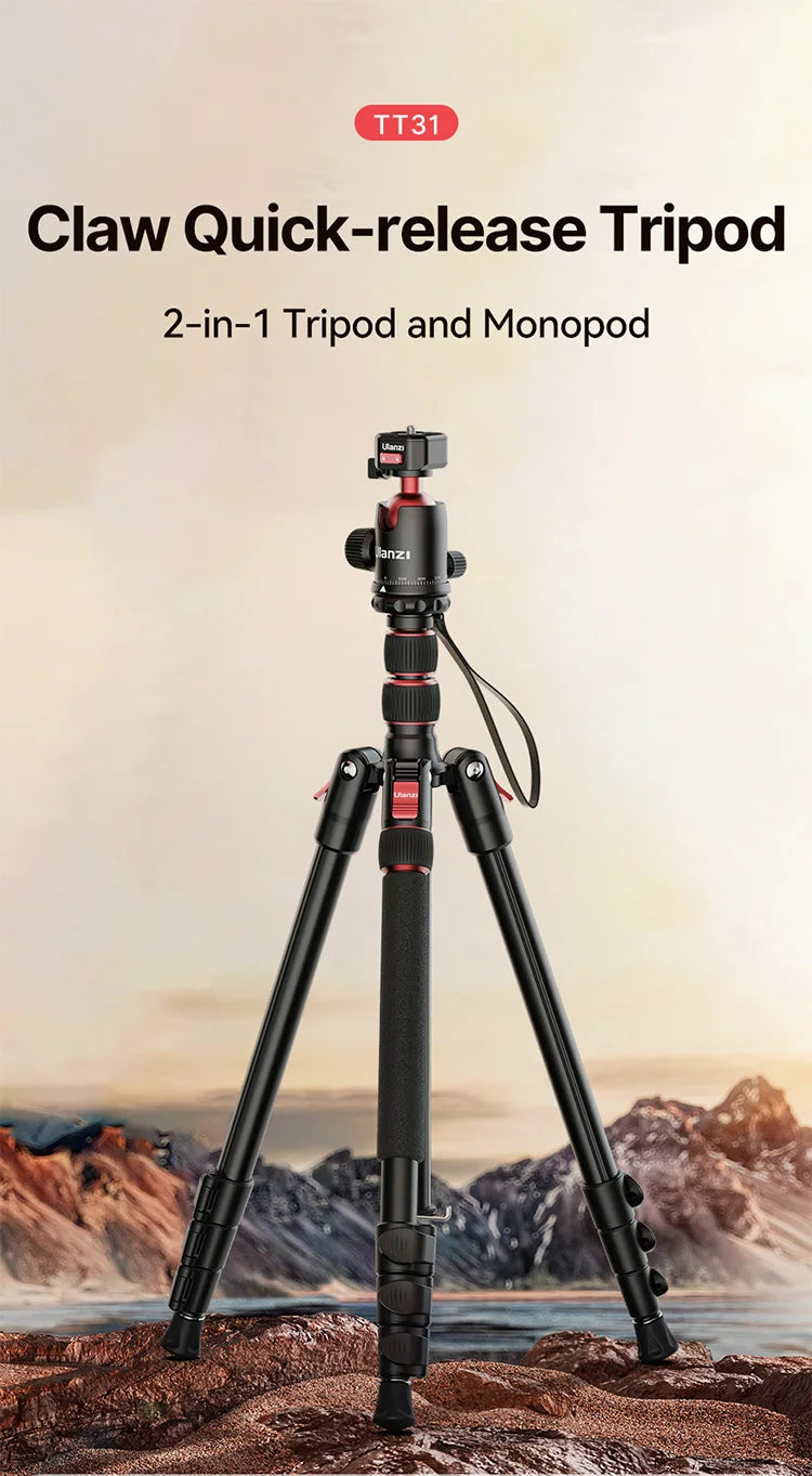 Ulanzi TT31 Claw Professional Tripod Monopod