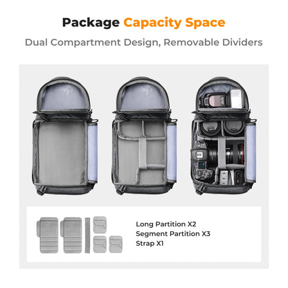 K&F Outdoor Camera Sling Backpack